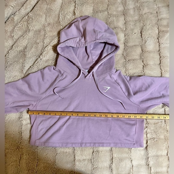 Gymshark Cropped Hoodie Size Medium - Picture 4 of 7